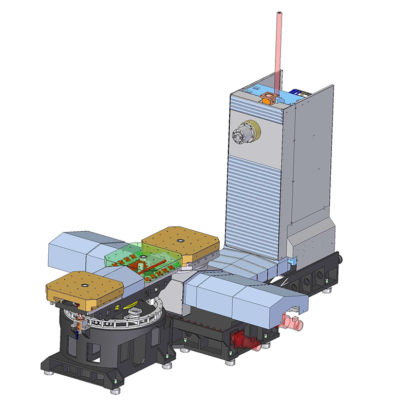 襄陽H100臥加光機（一度一分交換工作臺）